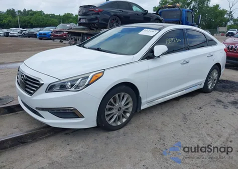 2015 Hyundai Sonata Limited z USA, uszkodzony, nr VIN 5NPE34AFXFH155965